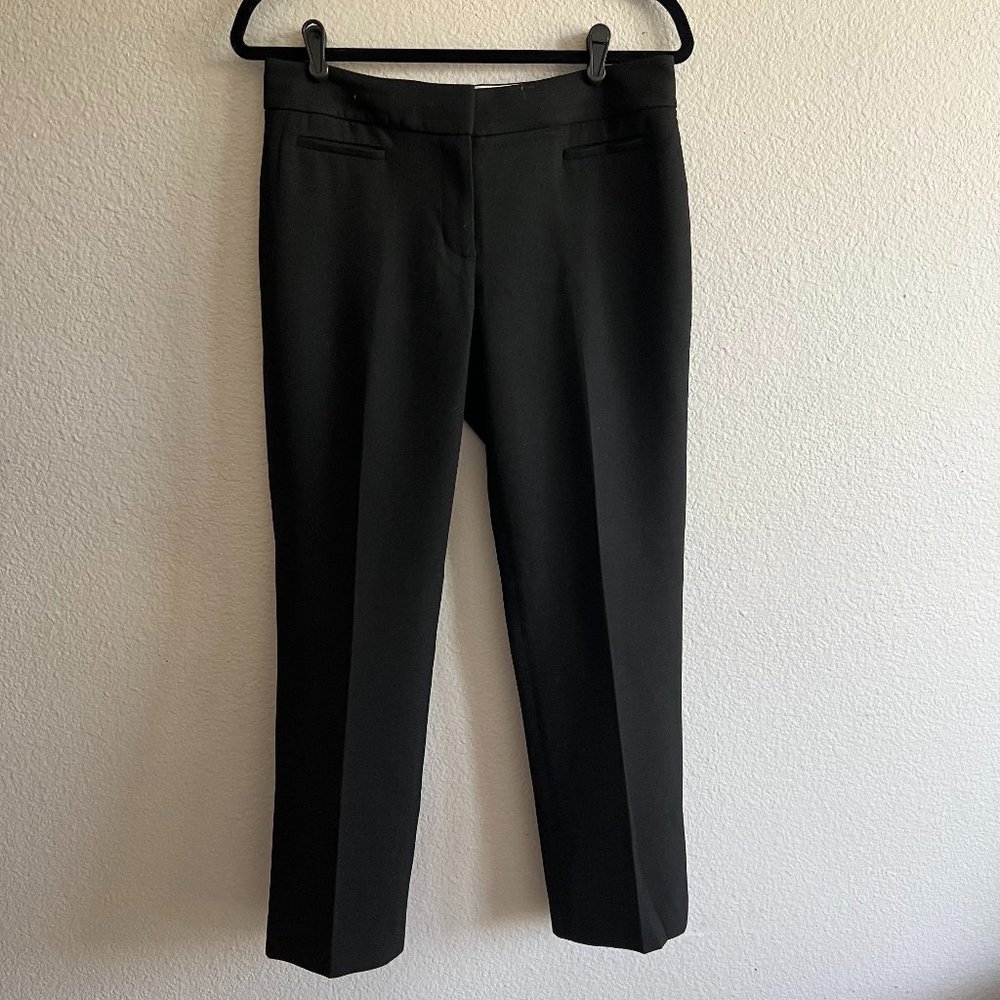 ANN TAYLOR LOFT TAILORED BLACK PANTS